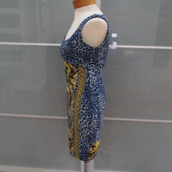 90's Cache Animal / Baroque Print Tank Style Dress - Picture 3 of 6